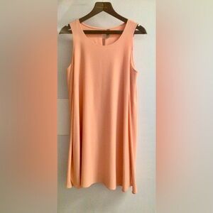 NWOT Peach Sleeveless A-Line Dress